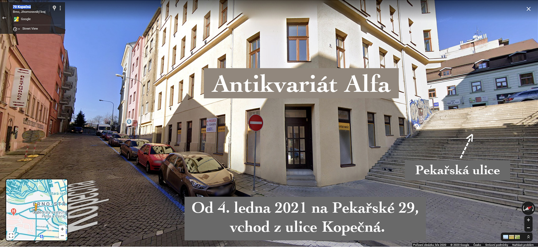 Antikvariát Alfa od roku 2021, Pekařská 29, Brno